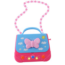 Load image into Gallery viewer, Children Portable Musical Bag Karaoke Machine with Microphone Karaoke Player
